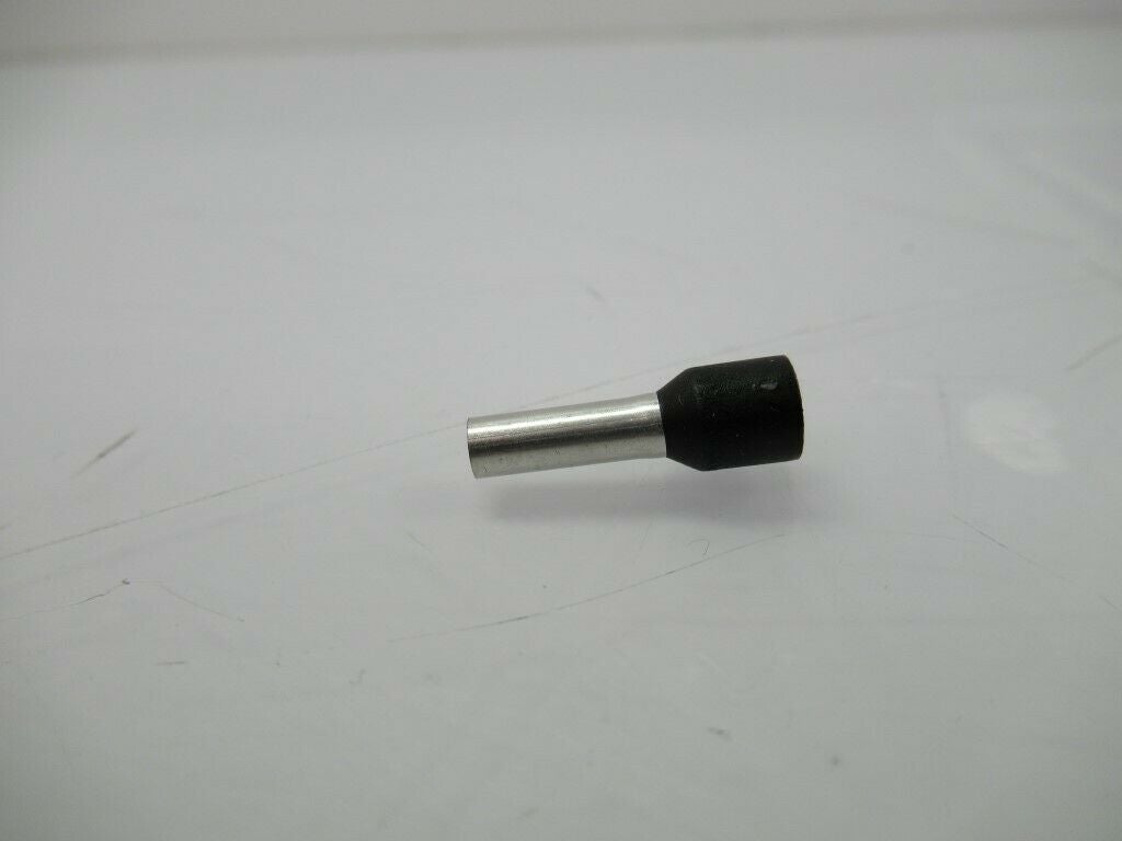 Weidmuller 0533500000 Wire-End Ferrule H6,0/20 Black Schwarz AWG 10, Lot Of 100