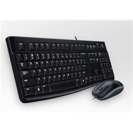 Logitech Keyboard & Mouse 920-002565 Desktop Mk120 Wired USB Retail