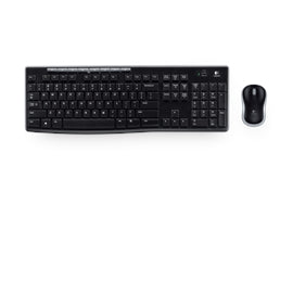 Logitech Keyboard Mouse 920-004536 Wireless Combo MK270 2.4GHz Black Retail