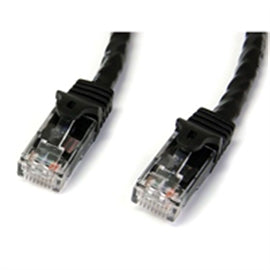 Startech CB N6PATCH3BK 3ft Cat6 Gigabit Snagless RJ45 UTP Patch Cable Black