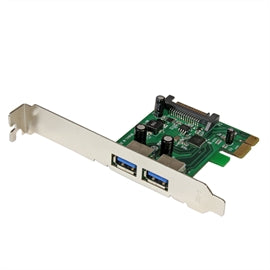 StarTech CC PEXUSB3S24 2Port PCIE USB3.0 Card Adapter w UASP SATA Power Retail