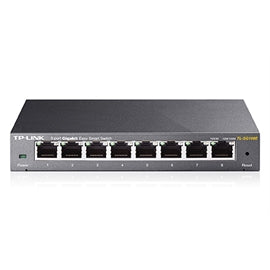 TP-Link Switch TL-SG108E 8-Port 10 100 1000Mbps RJ45 Gigabit Easy Smart Switch