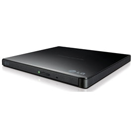 LG External Slim DVDRW GP65NB60 8X USB 9.5mm Black with Cyberlink Software RTL