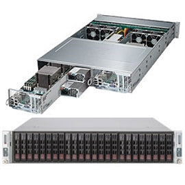 Supermicro System SYS-2028TP-DC1TR 2U E5-2600v3 S2011 DDR4 SATA PCIE 1280W RTL