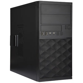 In-Win Case EFS052.CH450TB3 mATX Mini Tower BK 450W 2 1 (3) Bays HD Audio RTL