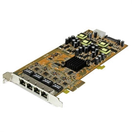 StarTech ST4000PEXPSE 4 Port Gigabit Power over Ethernet PCIe Network Card NIC