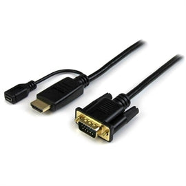 StarTech HD2VGAMM10 10ft HDMI to VGA Active Converter Adapter Cable Retail