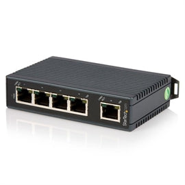 Startech Network IES5102 5 Port Industrial Ethernet Switch DIN rail mountable