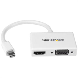 StarTech Accessory MDP2HDVGAW 2-in-1 MiniDP to HDMI VGA Converter A V Adapter