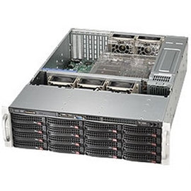 Supermicro CSE-836BE1C-R1K03B 3U 1000W 16x3.5inch Bay SAS SATA Black Retail