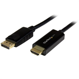 StarTech Cable DP2HDMM2MB 6ft DisplayPort to HDMI Converter Cable 4K Retail