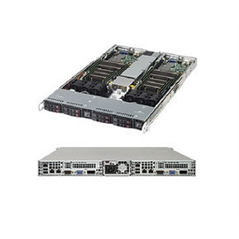 Supermicro SYS-1028TR-T 1U Twin E5-2600v3 S2011 Socket-R3 4x3.5HS 1000W