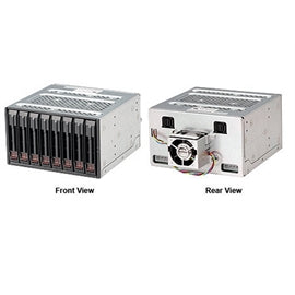 Supermicro Case CSE-M28SACB 8x2.5 HS SAS SATA 2x5.25Bay 40x28mm Fan Brown Box