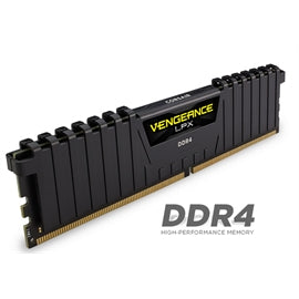 Corsair Memory CMK8GX4M1A2400C14 8GB DDR4 2400 Unbuffered Vengeance LPX Retail