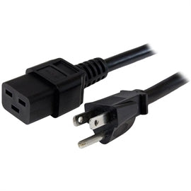 StarTech Cable PXT515191410 10ft 14 AWG Computer Power Cord NEMA 5-15P to C19