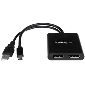 StarTech MSTMDP122DP Mini DisplayPort to 2x DisplayPort MST Hub Retail