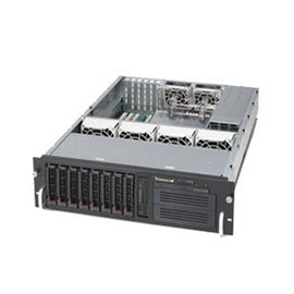 Supermicro CSE-833T-653B(3YR) 3U 8x3.5HS SATA 650W Black Brown Box
