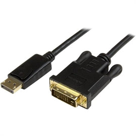 StarTech Cable DP2DVI2MM3 3ft DisplayPort to DVI Converter Cable Retail
