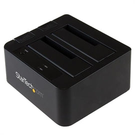 StarTech SDOCK2U313 USB 3.1 Gen 2 10Gbps Dual Dock f 2.5 3.5 SATA SSD HDD