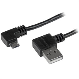 StarTech USB2AUB2RA2M 2m Micro-USB Cable with Right-Angled Connectors Retail