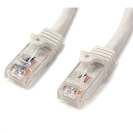 StarTech N6PATCH50WH 50ft Cat6 Patch Cable with Snagless RJ45 Connectors White