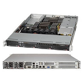 Supermicro SYS-6018R-WTRT(3YR) 1U RM E5-2600v3 S2011 R3 C612 4x3.5HS 700W RPS