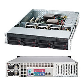 Supermicro CSE-825TQC-R740LPB 2U 740W 8x3.5inch SAS SATA 2xFixed 3.5 Retail