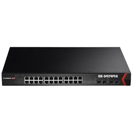Edimax Switch GS-5424PLG 24PT Gigabit PoE+ with 4 SFP Slots Web Smart Switch