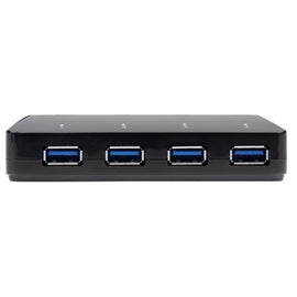 StarTech Accessory ST53004U1C 4PT USB 3.0 Hub + Dedicated Charging 1x2.4A Port