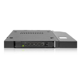 ICY DOCK MB411SPO-B 2.5� SATA SAS HDD SSD Mobile Rack f slim ODD slim FDD bay