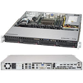 Supermicro SYS-5019S-M2 1U RM S1151 Socket-H4 Q170 4x3.5HS SATA 350W Brown Box