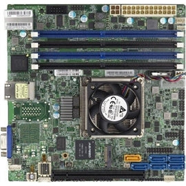 Supermicro MBD-X10SDV-8C+-LN2F-O D-1540 1541 FCBGA 1667 8C 16T M-ITX Brown Box