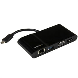 StarTech DKT30CHV USB-C Multifunction Adapter for Laptops 4K HDMI VGA USB 3.0