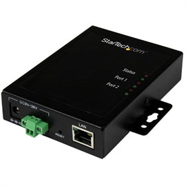 StarTech NETRS2322P 2PT Serial-to-IP Ethernet Device Server RS232 Retail