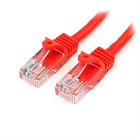 StarTech Cable 45PATCH15RD 15ft Cat5e Patch with Snagless RJ45 Red Retail