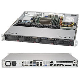 Supermicro SYS-5019S-MN4 1U RM E3-1200v5 S1151 H4 C236 4x3.5HS 350W Brown Box