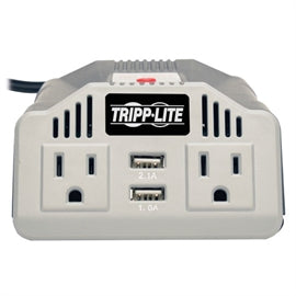 Tripp-Lite PV400USB 400W PowerVerter Ultra-Compact Car Inverter w 2AC+2USB