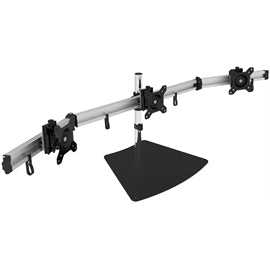 SIIG AC CE-MT2211-S1 Easy-Adjust Triple Monitor Desk Stand 13 to 27 Retail
