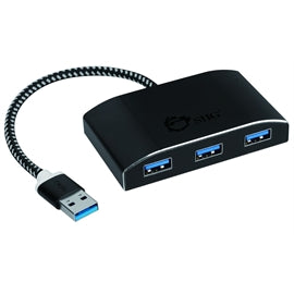 SIIG AC JU-H40F12-S1 USB 3.0 4-Port Powered Hub Retail