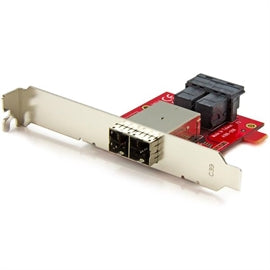 Startech AC SFF86448PLT2 2xSFF-8643 to SFF-8644 mSAS Adapter w Full&LP Brackets