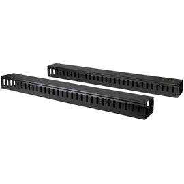 StarTech Accessory CMVER40UF Vertical Cable Organizer w Finger Ducts 6ft RTL