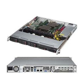 Supermicro Case CSE-113MFAC2-605CB 1U 8x2.5HS SAS SATA 600W PS Brown Box