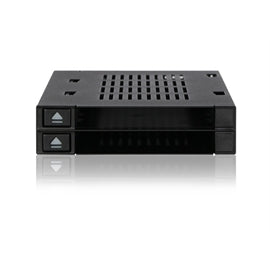 ICY DOCK MB522SP-B 2x2.5 SAS SATA HDD SSD FlexiDock for External 3.5 Bay RTL