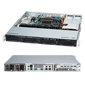 Supermicro CSE-813MFTQC-R407CB 1U 4x3.5 Hotswap SAS SATA 400W 4x4cm Fan RTL