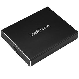 StarTech RD SM22BU31C3R Dual-Slot M.2 NGFF SATA Enclosure USB3.1 Black Retail