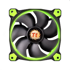 Thermaltake Fan CL-F055-PL12GR-A Riing 12 LED 3 fan 120mm Green Retail