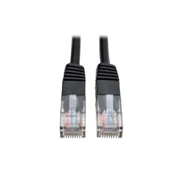 Tripp-Lite N002-004-BK 4ft Cat5e 350MHz Molded Cable RJ45 M M Black Retail