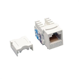 Tripp-Lite AC N238-025-WH Cat6 Cat5e 110 Style Punch Down Keystone Jack White