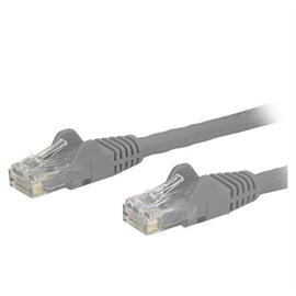 StarTech CB N6PATCH12GRH 12ft Cat6 Ethernet Patch Cable w Snagless RJ45 GR RTL
