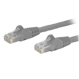 StarTech CB N6PATCH14GR 14ft Cat6 Ethernet Patch Cable w Snagless RJ45 Gray